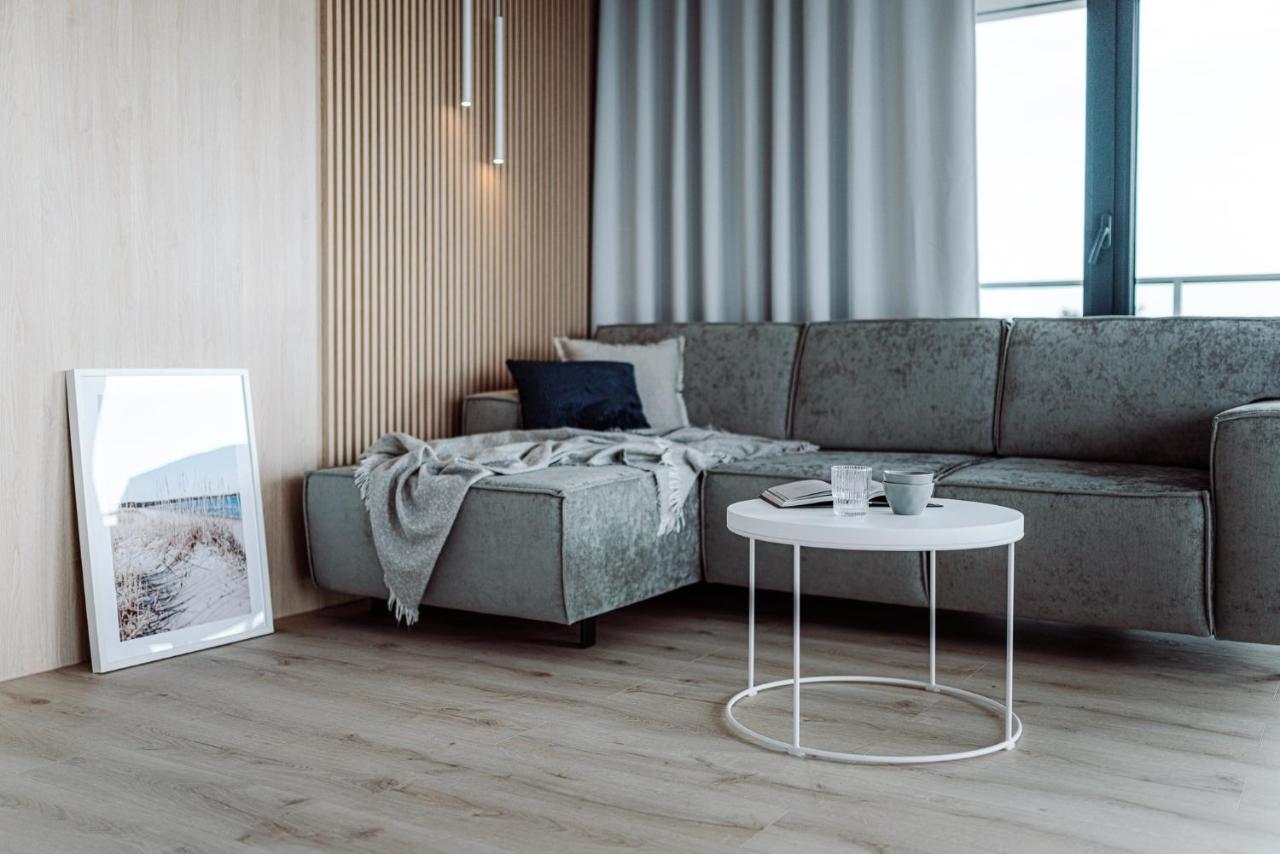 Apartament Morskie Widoki Natural Baltic Darlowko Esterno foto
